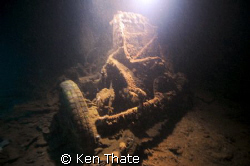 This pic is of the remains of a truck in a hold of a ship... by Ken Thate 